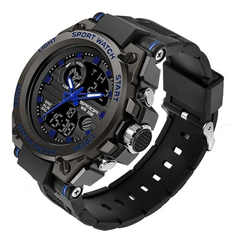 Sanda739led Reloj Militar De Lujo Para Hombre