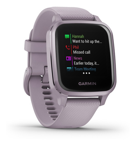Imagen 3 de 6 de Reloj Gps Multideporte Garmin Venu Sq Lila