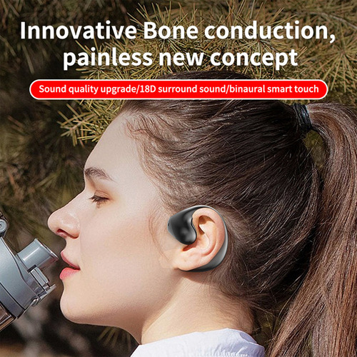 Auriculares De Conducción Ósea Auriculares Inalámbricos Bt