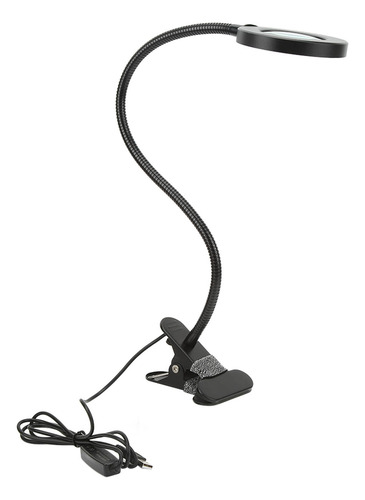 Lupa Led Con 3 Cables Usb Tipo Cuello De Cisne Ajustables