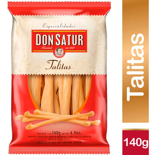 Talitas Don Satur Galletitas Saladas Bastones Salados