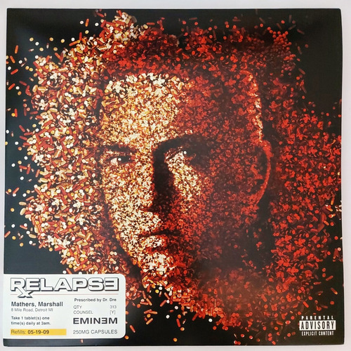Eminem - Relapse  Importado  Europa  Lp  