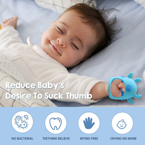 Baby Teether Deer G E Chupeta Para Bebês De 3 Meses Ou Mais