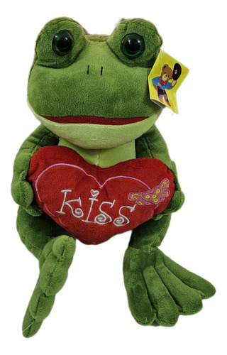 Rana De Peluche Sapo Con Corazón San Valentín Regalo Parejas