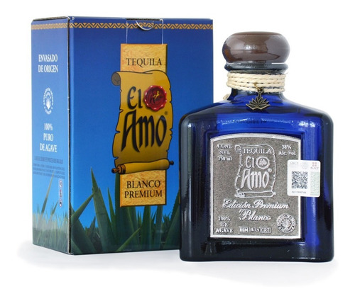 El Amo Premium Tequila Blanco | Caja C/6 Botellas 750 Ml