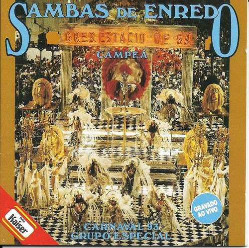 Sambas De Enredo 93 (grupo Especial)- Cd Impecable Brasil 