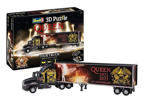Rompecabezas 3d Puzzle Camion De Gira Queen Disponible Ya