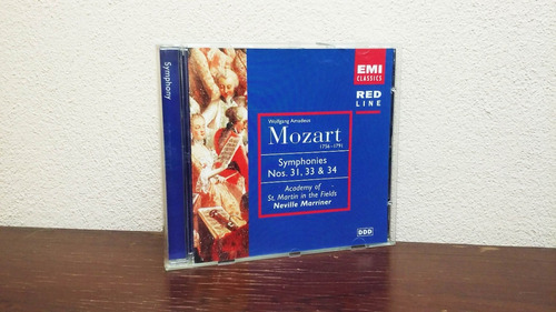 Neville Marriner - Mozart Symphonies 31, 33, 34 * Cd Holland