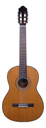 Guitarra Clasica Concierto Rómulo García Cedro Sólido H-800 Color Marrón