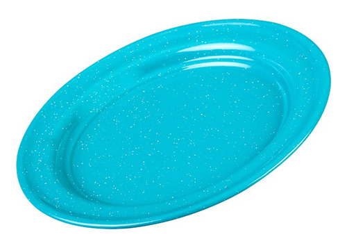 Set 3 Platos Planos 22 Cm Azul Turqueza Cinsa
