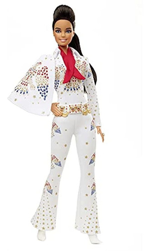 Barbie Signature Elvis Presley Muñeca  Con Peinado Pompadour