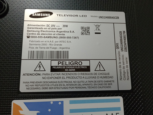 Tv Samsung 32 Pantalla Rota Repuestos O Reparar Funcionando (Usado)