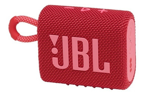 Parlante Jbl Go 3 Portátil Bluetooth Rojo Original Sellado
