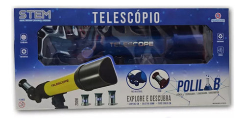 Telescópico Porta Mapas Projetos Foco Ajustável Polibrinq