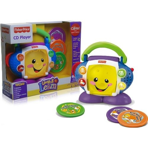 Brinquedo Cd Player Aprender E Brincar Fisher Price P5314