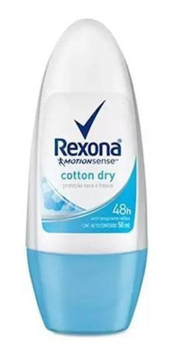 Desodorante Antitranspirante Roll On Rexona Cotton 50ml