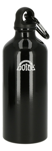 Botella Aluminio 600ml Negro Doite