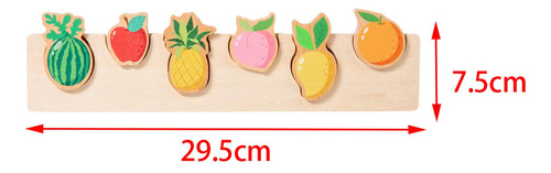 Rompecabezas A Juego Tablero De Juguete Interactivo Fruta