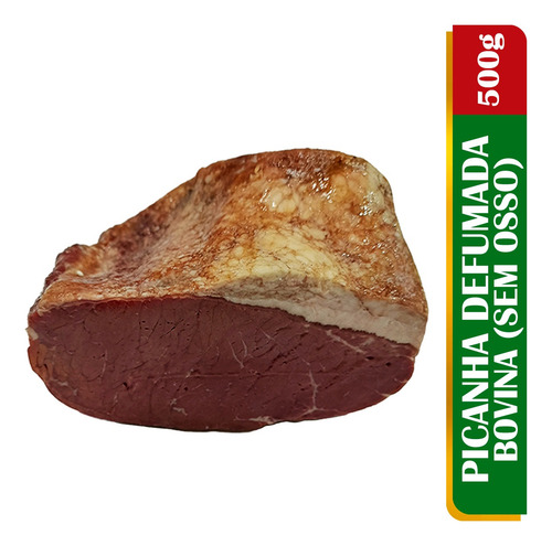 Picanha Bovina Defumada E Temperada Desossada (pedaço) 500g