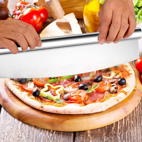 Cortador De Pizza Pizza Picadora Pizza Pizza Acero Inoxidabl