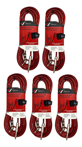 Venetian Agc066 Cable Plug/plug L 6 Metros Combo X5 Unidades