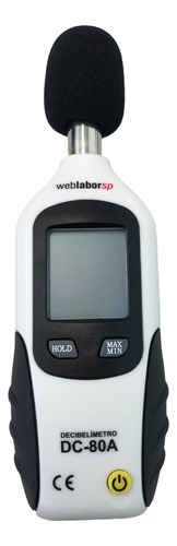 Decibelímetro Digital Portátil 30 A 130db Com Bateria