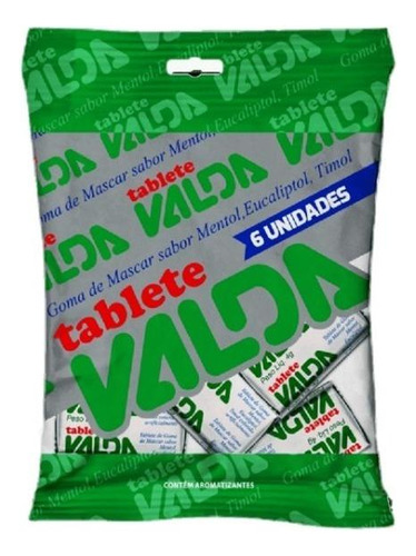 Kit C/ 2 Goma De Mascar Tablete Chiclete Pct 6unid Valda