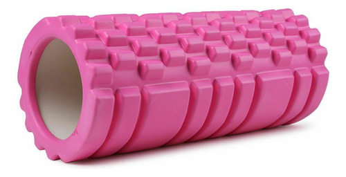 Rolo Massagem Foam Roller Liberação Miofascial Soltura Yoga Cor Rosa