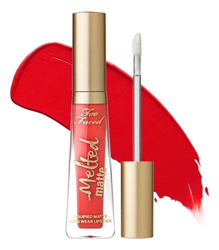 Too Faced Lápiz Labial Mate Licuado Mate Fundido De Larga .