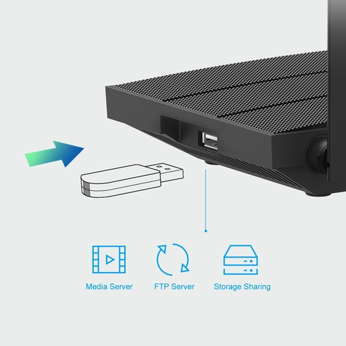 Imagen 5 de 7 de Router Tp Link Archer C6u Ac1200 Gigabit Wifi Dual Band
