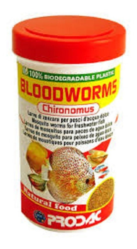 Prodac Bloodworms Larva De Mosquito 7gr Bettas Polypterama