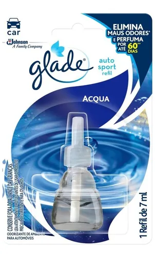 Refil Odorizador Automativo Glade Acqua Auto Sport 7ml