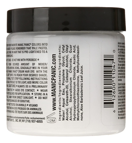 Mezclador De Tintes Para Cabello Manic Panic Pastelizer, Paq
