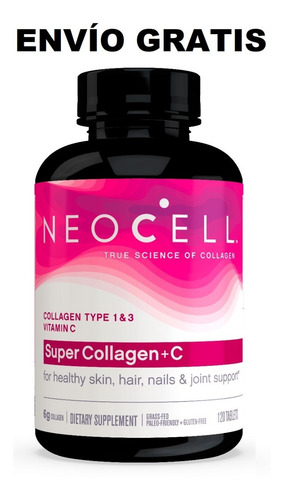 Colágeno Hidrolizado / Neocell 120 Tabletas/ Americano