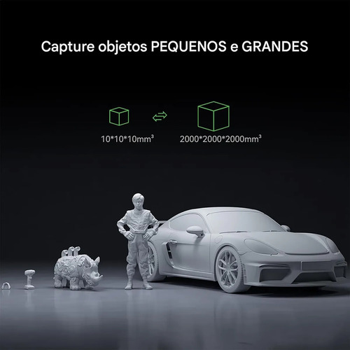 Creality Cr-scan Otter Scanner 3d Colorido Precisão 0.02 Mm