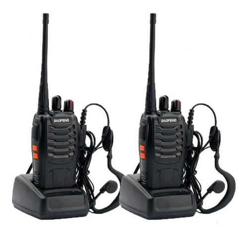 Par De Radios Baofeng Transmisor + Manos Libres