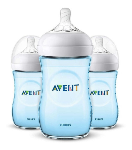 Philips Avent Biberones Naturales De 9 Onzas, Paquete De 3 U