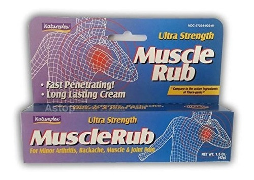 Muscle Rub - 3 Tubo Pack - 1,5 Oz Tubo