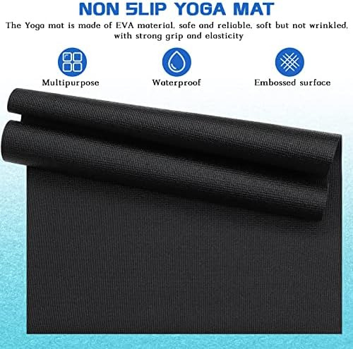 Riakrum 20 Piezas Estera De Yoga Para Ejercicio Estera De En