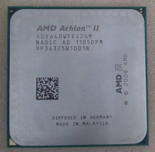 Processador AMD Athlon II X4 640 ADX640WFK42GM de 4 núcleos e  3GHz de frequência