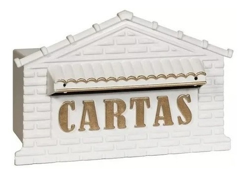 Caixa De Carta Correio P/portão Ou Muro Frente 25cm De 44,90