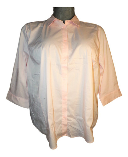 Blusa Rosa Claro De Vestir Talla 3x (42/44) Liz Claiborne