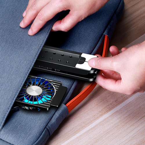 Soporte Plegable For Computadora Portátil Con Enfriador De