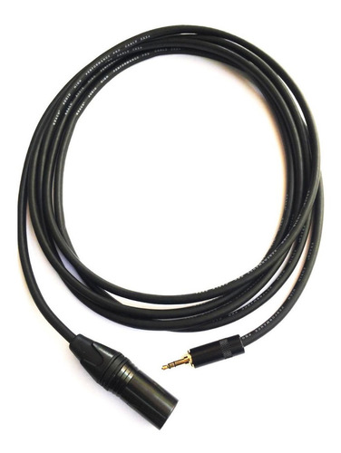 Imagen 1 de 3 de Cable Auxiliar Plug Trs 3.5 A Xlr Macho 15 Metros