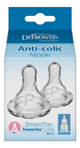 2tetinas P Dr Brown Recien Nacido Anti Colic