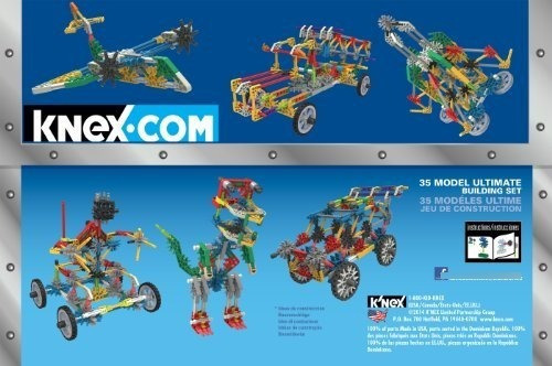 Knex - Juego De Construcción De 35 Modelos - 480 Piezas