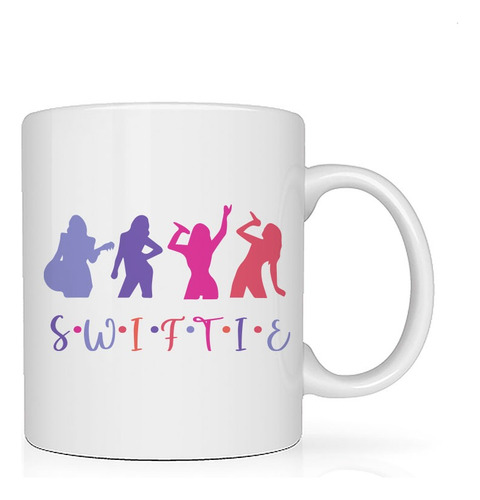 Taza Taylor Swift Swiftie Colors Cerámica (11oz=330ml)