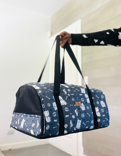 Imagen 2 de 9 de Bolso Transportador Myd Perro/gato Para Aerolínea Fly Bondi