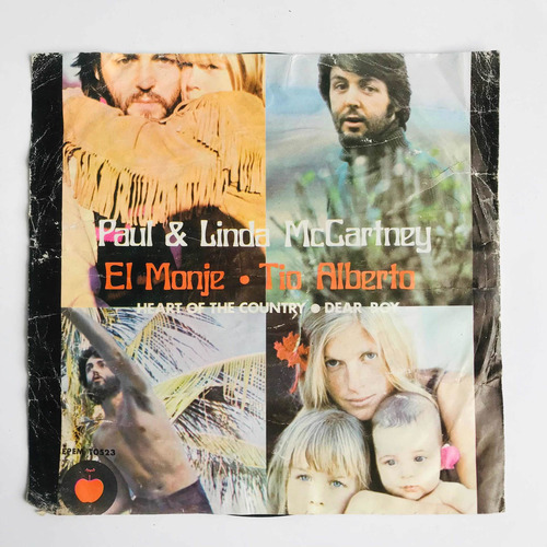 Disco De Vinilo De Paul Mccartney/ El Monje- Tio Alberto (Usado)