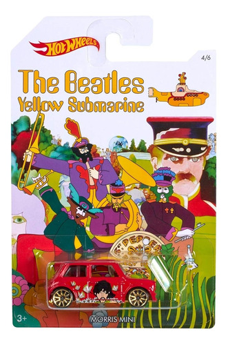 2016 Hot Wheels The Beatles Yellow Submarine Morris Mini 4/6